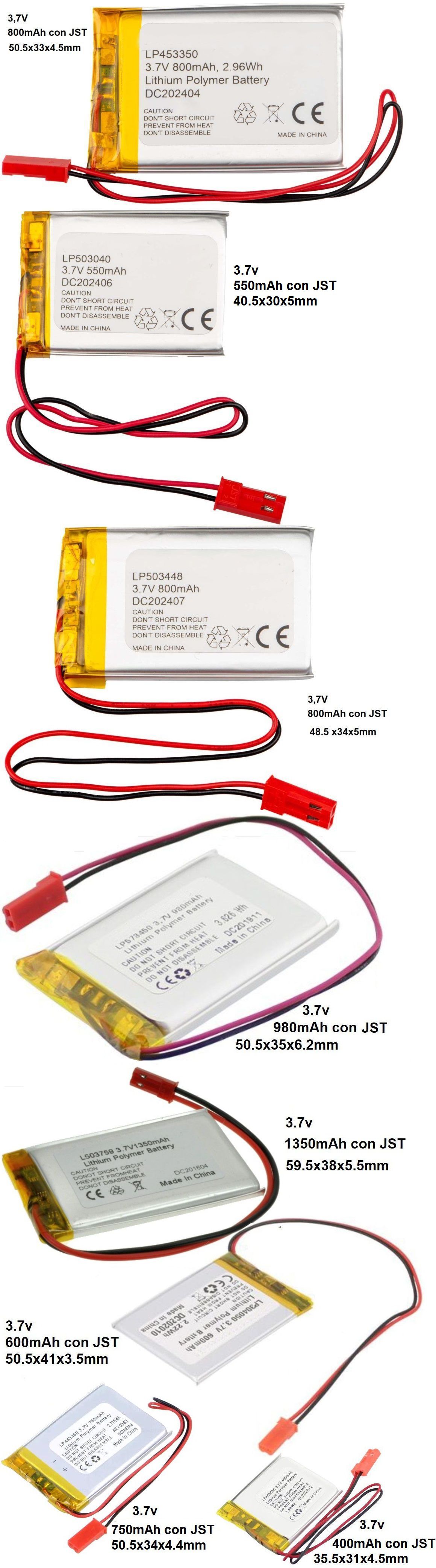 Bateria Lipo con BEC